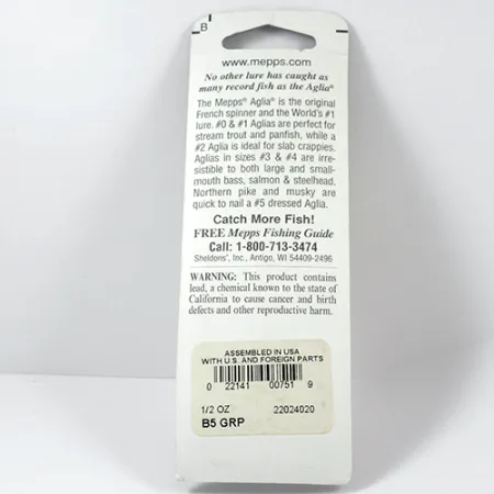 Mepps Aglia 5 Cucharilla, Platinum Green, 14g, Funda Atractora, #2281