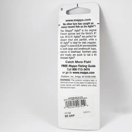 Mepps Aglia 5 Cucharilla, Verde Platino, 14g, Rotación Inmediata, #2286