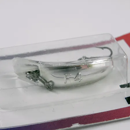 Yakima Bait FlatFish F4 Señuelo, Plateado, 4cm, Curricán, #2288