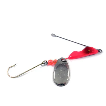 Erie Dearie Walleye Killer Spinnerbait, Níquel / Rojo, 12g, #2932