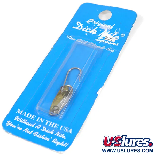 Dick Nite #0 Cucharilla, Oro / Níquel, 2cm, Clásico USA, #2309