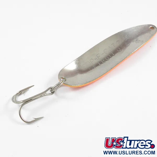 Eppinger Dardevle Cop-E-Cat 7400 Cucharilla, Amarillo/Rojo/Níquel, 14g, #2320