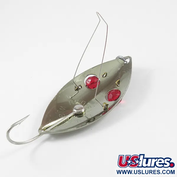 Eppinger Weedless Red Eye Wiggler Ondulante, Bronce/Níquel, 25g, #2327