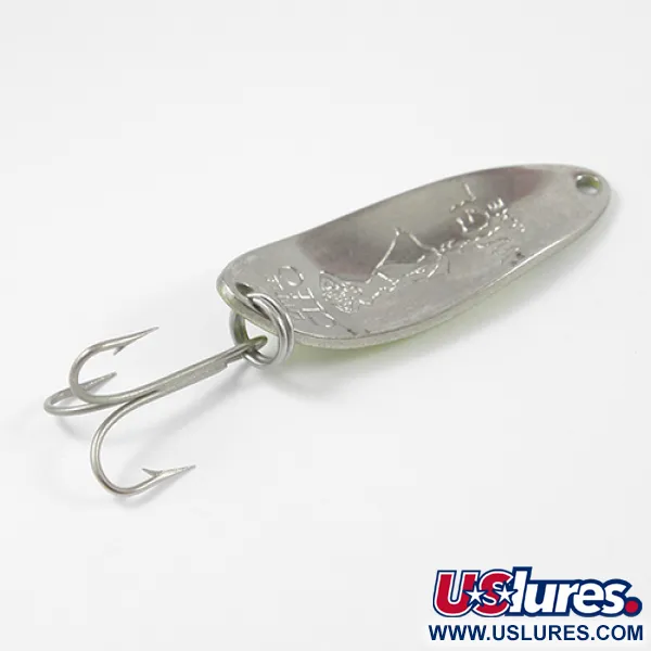 Seneca Little Cleo (Hula Girl) Cucharilla, Verde/Rojo/Níquel, 10g, #2328