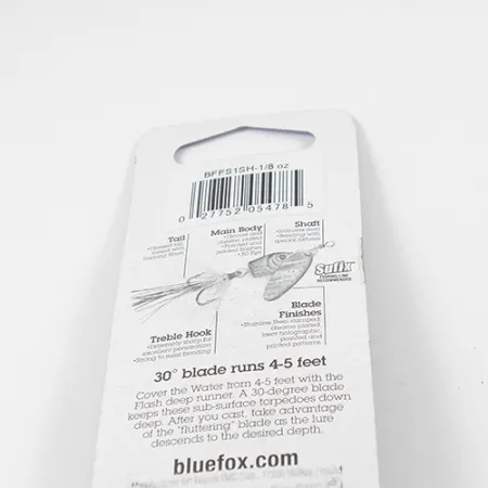 Blue Fox Flash Deep Runner Cucharilla, Rainbow, 4g, Hoja Holo, #2337