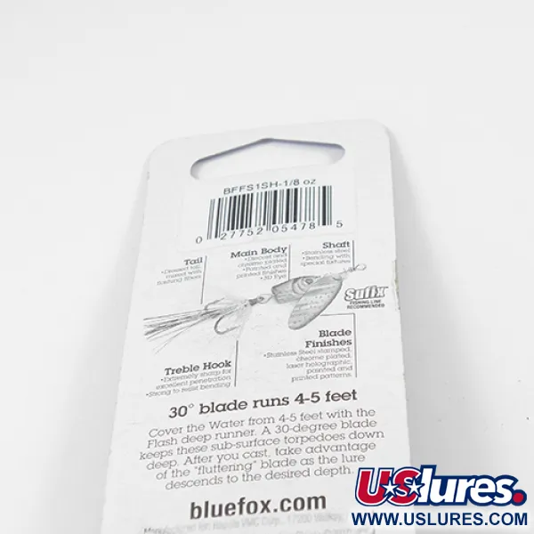 Blue Fox Flash Deep Runner Cucharilla, Rainbow, 4g, Hoja Holo, #2337