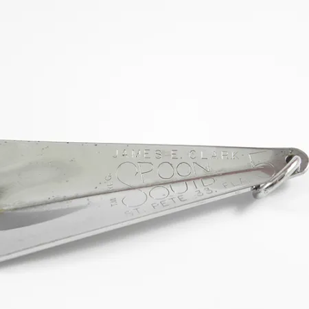 James E. Clark Clark Spoon Squid, Níquel, 35g, Antihierba, #2347