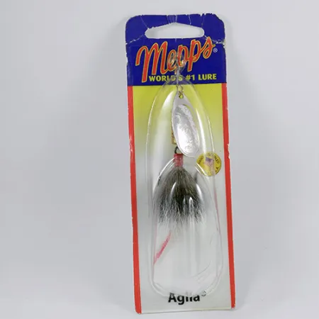 Mepps Aglia 3 Cucharilla, Plata, 7,3g, Cola de ardilla, #2366
