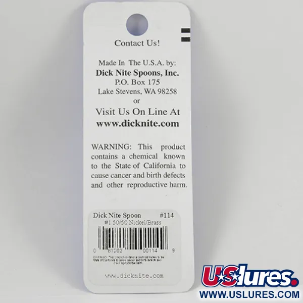 Dick Nite #1 Cucharilla Curricán, Níquel / Oro, 1g, #2368