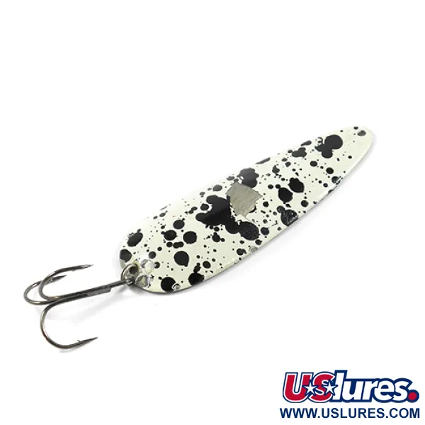 Eppinger Dardevle, 28g Dálmata / Níquel, Cucharilla de pesca #2370