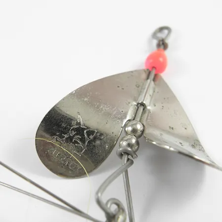 Blue Fox Cucharilla, Níquel/Amarillo/Bucktail, 14g, Antialgas, #2393