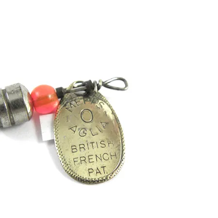 Mepps Aglia 0 Cucharilla giratoria, Latón, 2,5g, Diseño francés, #2404