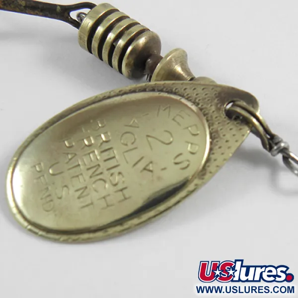 Mepps Aglia 2 Cucharilla, Latón, 4,5g, Rotación Inmediata, #2405