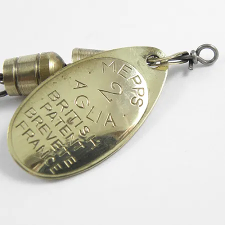 Mepps Aglia 2 Cucharilla, Latón, 4.5g, Pala Clásica, #2414