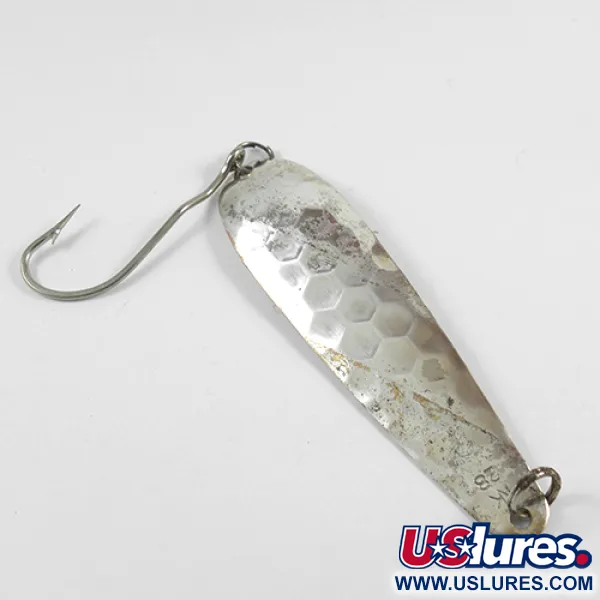 Len Thompson Northern King 28 Cucharilla, Plata, 14g, Martilleada, #2427