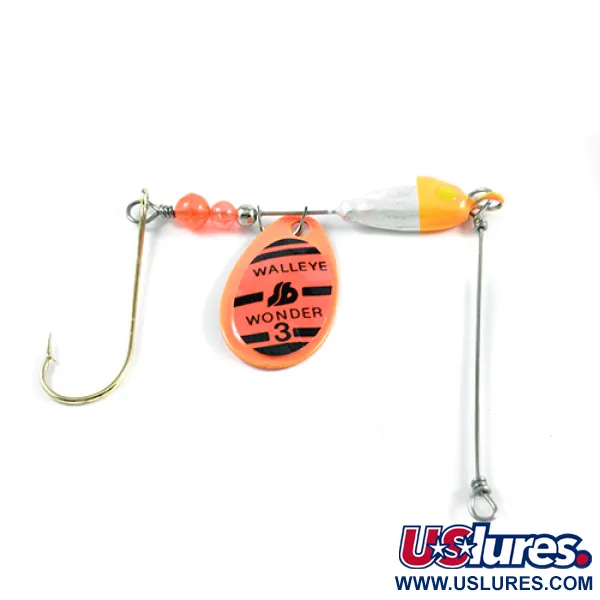 South Bend Walleye Wonder 3 Cucharilla, Naranja Fluorescente, 13g, #2431