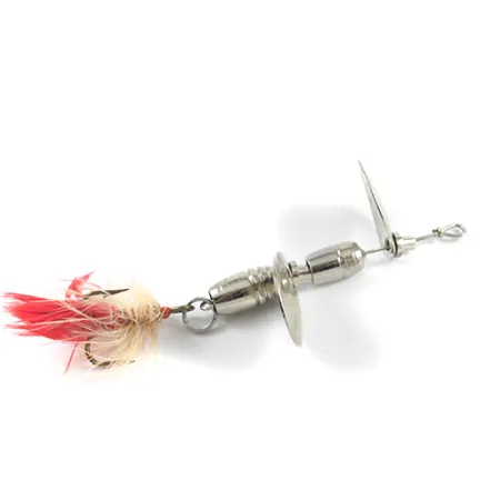 Hildebrandt Hildebrandt 3 Cucharilla, Níquel, 7g, potera con plumas, #2433