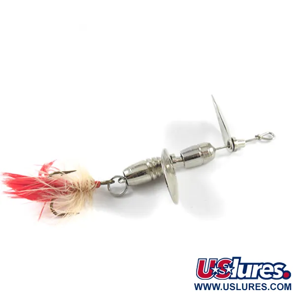 Hildebrandt Hildebrandt 3 Cucharilla, Níquel, 7g, potera con plumas, #2433