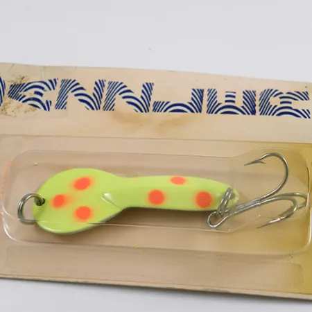 Acme Dazzler Cucharilla, Amarillo / Rojo, 7g, Señuelo Vintage, #2441