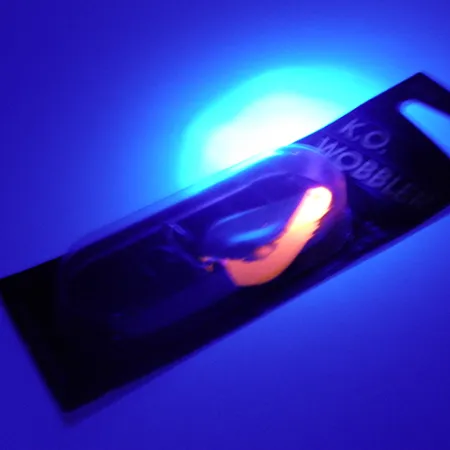 Acme K.O. Wobbler UV Cucharilla, Níquel/UV Orange, 14g, UV-activo, #2446