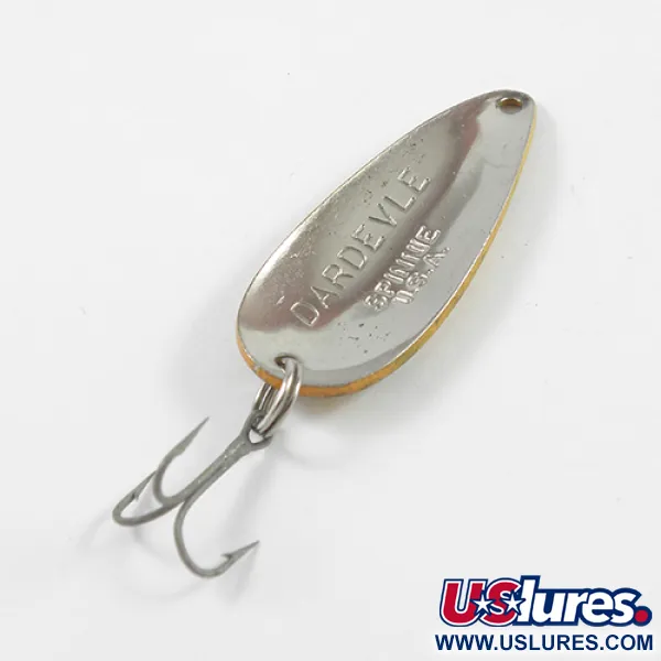 Eppinger Dardevle Spinnie Cucharilla, Amarillo/Verde/Níquel, 9g, #2448