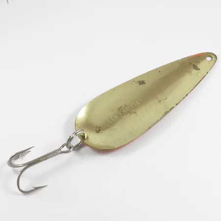 Len Thompson #4 Cucharilla, Rojo/Negro/Latón, 44g, Para lucio, #2454