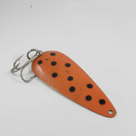 Len Thompson #4 Cucharilla, Rojo/Negro/Latón, 44g, Para lucio, #2454