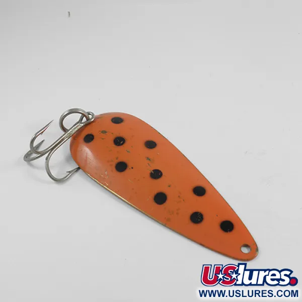 Len Thompson #4 Cucharilla, Rojo/Negro/Latón, 44g, Para lucio, #2454