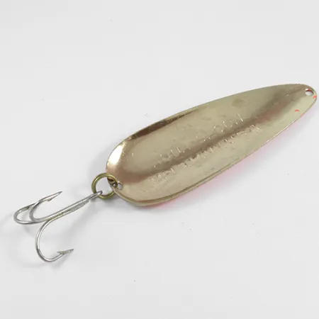 Nebco Aqua Spoon Cucharilla, Oro martillado/Naranja, 21g, Vintage, #2457