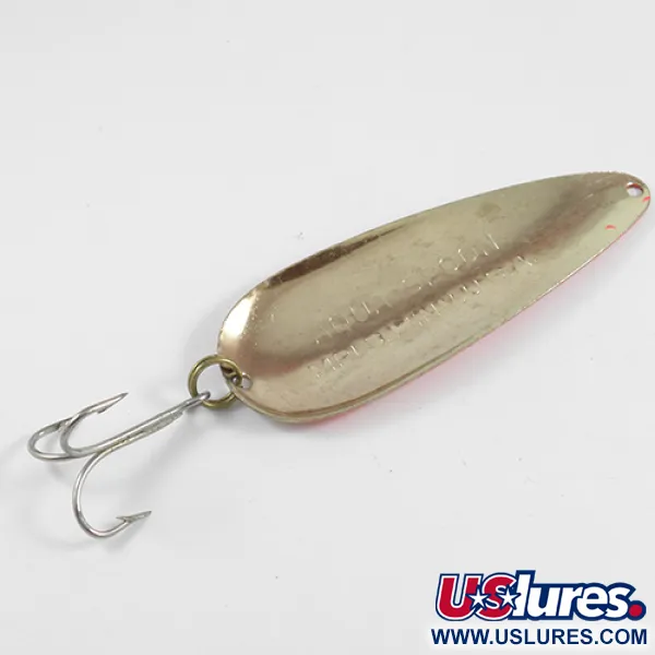 Nebco Aqua Spoon Cucharilla, Oro martillado/Naranja, 21g, Vintage, #2457