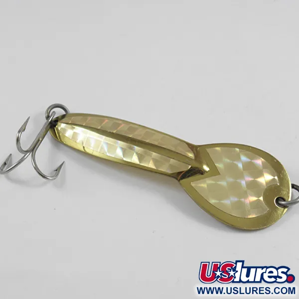 Glen Evans Loco 4 Cuchara, Oro, 23g, Patrón Prisma, #2458