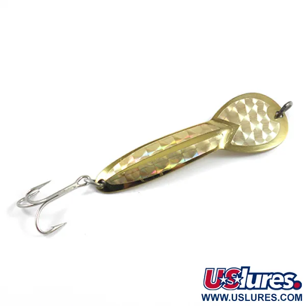 Glen Evans Loco 4 Cuchara, Oro, 23g, Patrón Prisma, #2458