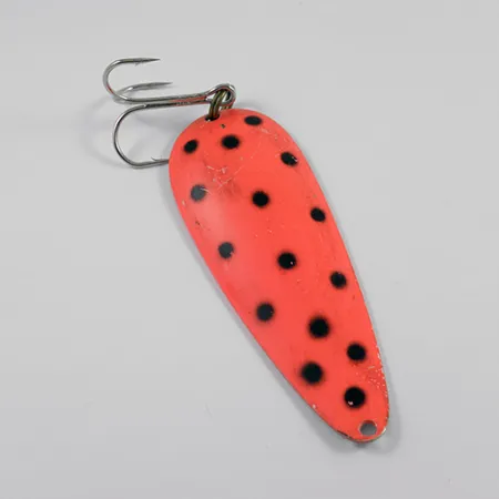 Nebco Aqua Spoon Cucharilla, Rojo/Negro/Níquel, 21g, Vintage, #2459