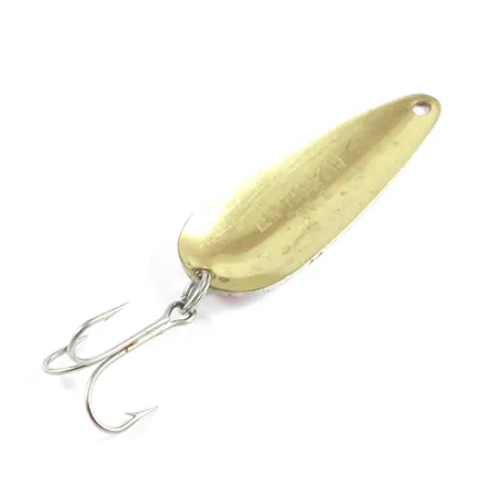 Len Thompson #2 Cucharilla, Rojo/Blanco/Latón, 28g, Latón, #2460