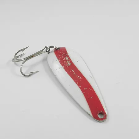 Len Thompson #2 Cucharilla, Rojo/Blanco/Latón, 28g, Latón, #2460