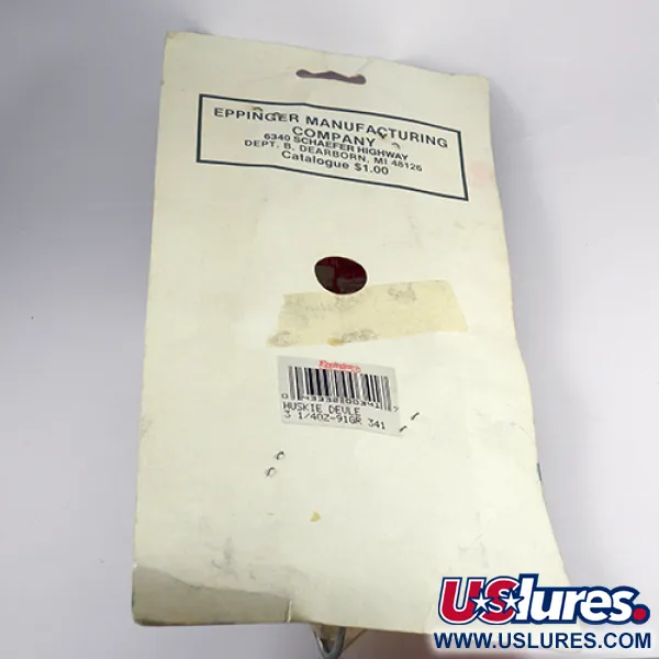 Eppinger Dardevle Huskie Devle Cucharilla, Rojo, 94g, Níquel, #2471