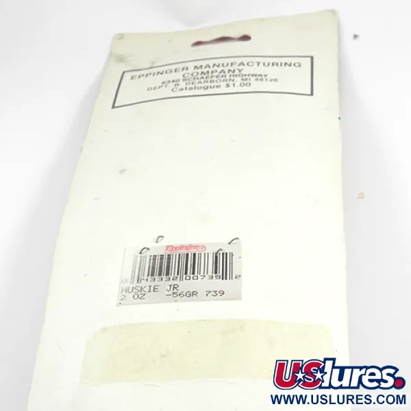 Eppinger Dardevle Huskie Junior Cucharilla, Verde/Níquel, 58g, #2474