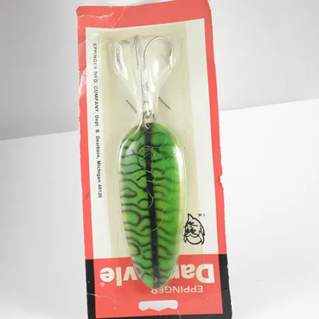 Eppinger Dardevle Huskie Junior Cucharilla, Verde/Níquel, 58g, #2474