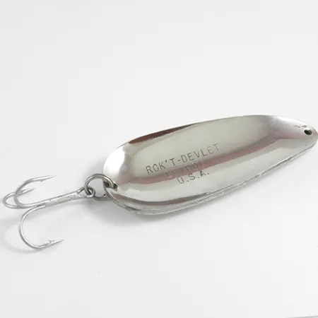 Dardevle Rok't Devlet Ondulante, Níquel, 35g, Pulido, #2505