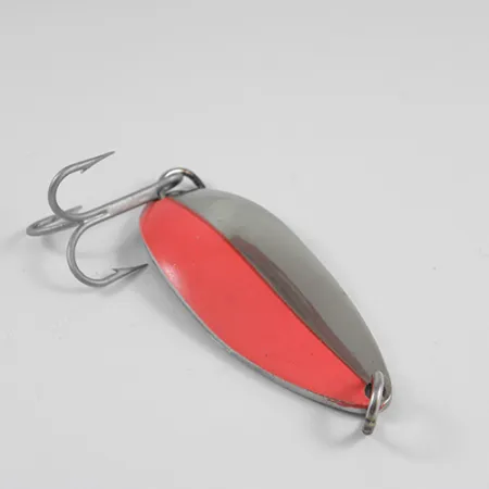 Luhr Jensen Lil' Kroc (Stubby) Cucharilla, Níquel/Rojo, 21g, #2542