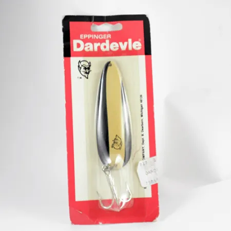 Cucharilla Eppinger Dardevle, Negro/Marfil, 28g, Diseño Retro, #2558