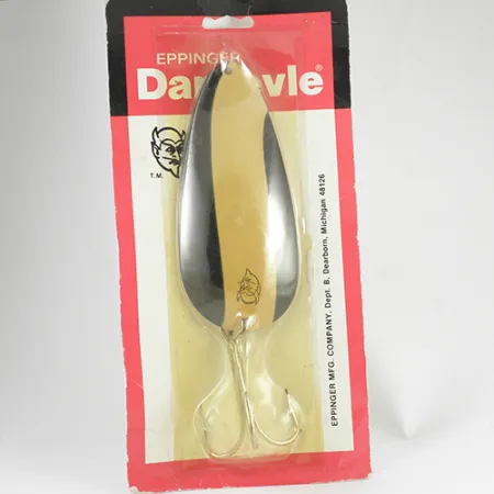 Eppinger Dardevle Huskie Devle Cucharilla, Negro/Marfil, 91g, #2560