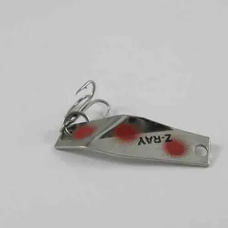 Z-RAY Lures Z-Ray Model 110 Cucharilla, Níquel/Rojo, 1,5g, #2563