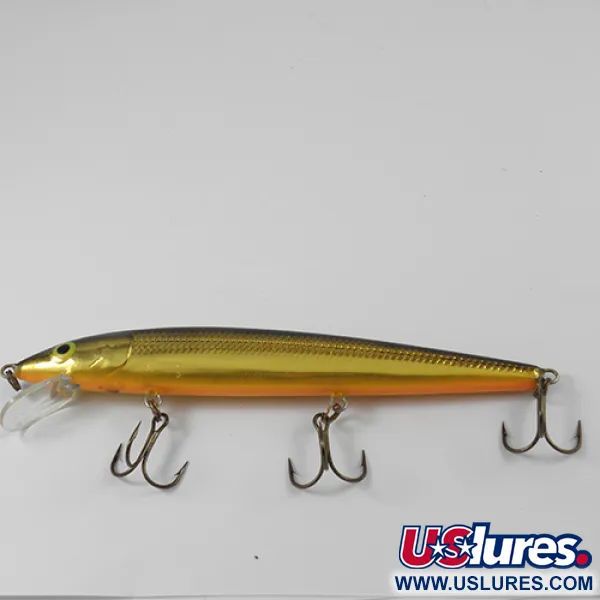 Rapala Original Floater Señuelo, Dorado, 18g, Balsa, #2574