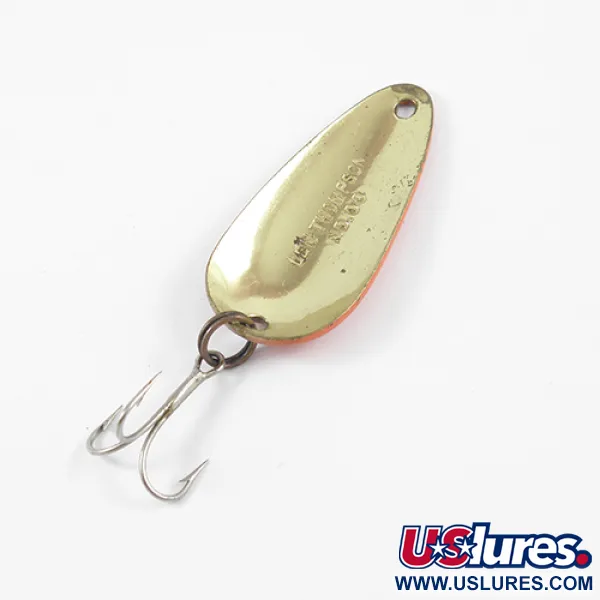 Len Thompson #00 Cucharilla, Rojo/Negro/Latón, 14g, Latón, #2579