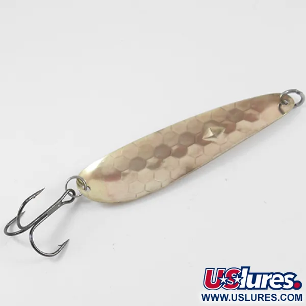 Luhr Jensen Diamond King 4 Cucharilla, Oro martillado, 14g, #2588