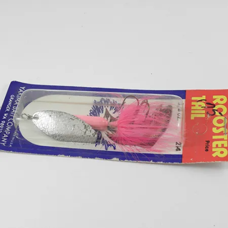 Worden’s Original Rooster Tail 6 Cucharilla, Plata/Rosa, 15g, #2597