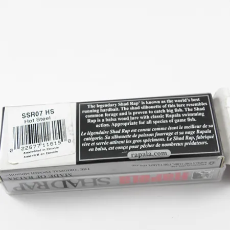 Rapala Shallow Shad Rap Señuelo, Perca, 7g, Balsa, #2613