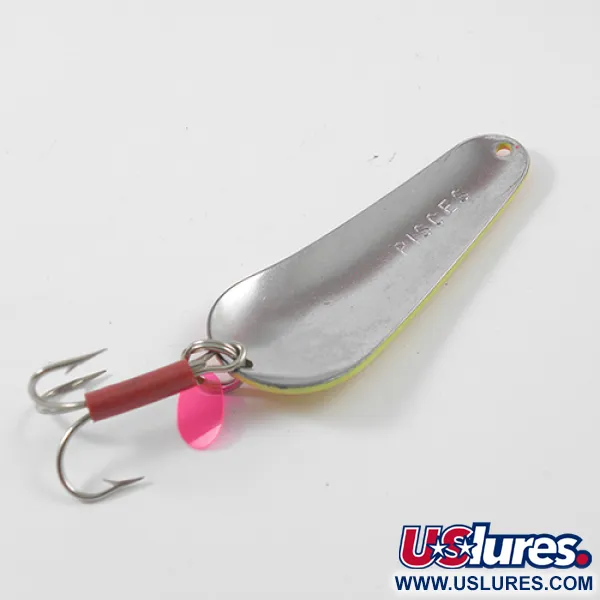 Pisces Cuchara, Yellow/Orange/Nickel, 17g, Inserto holográfico, #2629