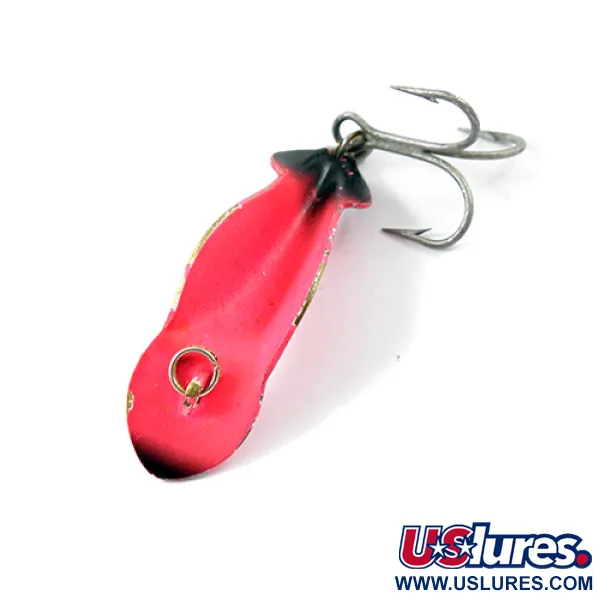 Cucharilla Buck Perry Spoonplug, Rosa / Negro, 4g, Latón, #2632
